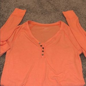 Orange gap long sleeve